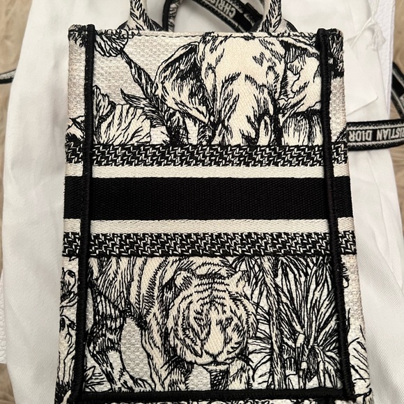 Dior Mini Vertical Book Tote on Strap - Picture 6 of 8